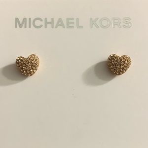***SOLD*** *NEVER WORN* Michael Kors Heart Stud Earrings